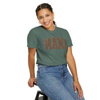 Mama, Faux Knit - Comfort Colors | Trendy Women's T-Shirt. Direct to Garment. Printed & Shipped in the USA. Unisex Sizes.