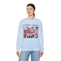 Small Town Valentine – Gildan Heavy Blend | Trendy Women’s Soft Sweatshirt. Direct to Garment. Printed & Shipped in the USA. Unisex Sizes.