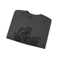 Stay Trashy, Skunk Raccoon Possum – Gildan Heavy Blend | Trendy Women’s and Men's Soft Sweatshirt. Direct to Garment. Printed & Shipped in the USA. Unisex Sizes.