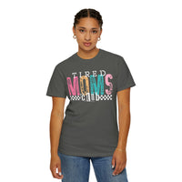 Tired Moms Club Pastel - Comfort Colors | Trendy Women's T-Shirt. Direct to Garment. Printed & Shipped in the USA. Unisex Sizes.