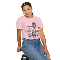 Retired Not Expired, Leopard Funny Grandma - Comfort Colors | Trendy Women's T-Shirt. Direct to Garment. Printed & Shipped in the USA. Unisex Sizes.