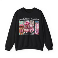 Small Town Valentine – Gildan Heavy Blend | Trendy Women’s Soft Sweatshirt. Direct to Garment. Printed & Shipped in the USA. Unisex Sizes.