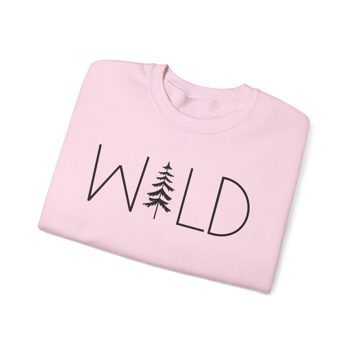 Wild Graphic, Nature, Pine Tree, Adventure – Gildan Heavy Blend | Trendy Women’s and Men's Soft Sweatshirt. Direct to Garment. Printed & Shipped in the USA. Unisex Sizes.