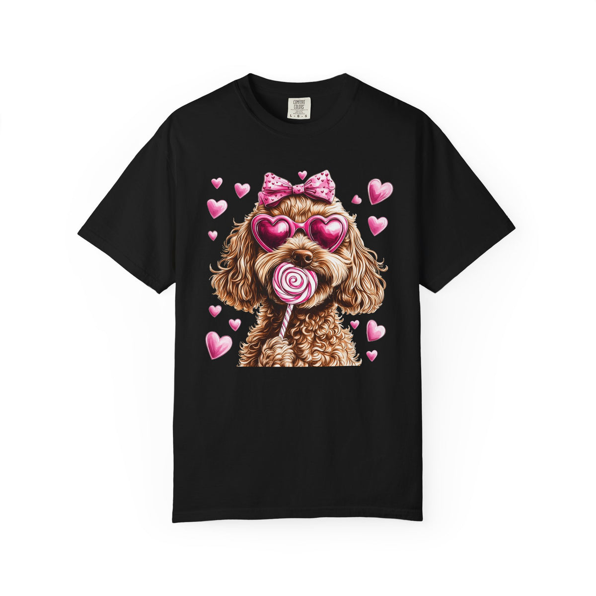Goldendoodle Love - Comfort Colors | Trendy Women's T-Shirt. Direct to Garment. Printed & Shipped in the USA. Unisex Sizes.