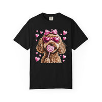 Goldendoodle Love - Comfort Colors | Trendy Women's T-Shirt. Direct to Garment. Printed & Shipped in the USA. Unisex Sizes.