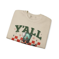 Y'all Are Nuts Nutcracker – Gildan Heavy Blend | Trendy Women’s and Men's Soft Sweatshirt. Direct to Garment. Printed & Shipped in the USA. Unisex Sizes.
