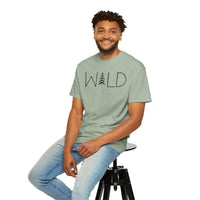 Wild Graphic, Nature, Pine Tree, Adventure - Comfort Colors | Trendy Men's and Women's T-Shirt. Direct to Garment. Printed & Shipped in the USA. Unisex Sizes.