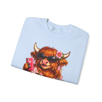 Highland Diva – Gildan Heavy Blend | Trendy Women’s Soft Sweatshirt. Direct to Garment. Printed & Shipped in the USA. Unisex Sizes.