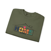 Home Girl - Real Estate Life – Gildan Heavy Blend | Trendy Women’s Soft Sweatshirt. Direct to Garment. Printed & Shipped in the USA. Unisex Sizes.
