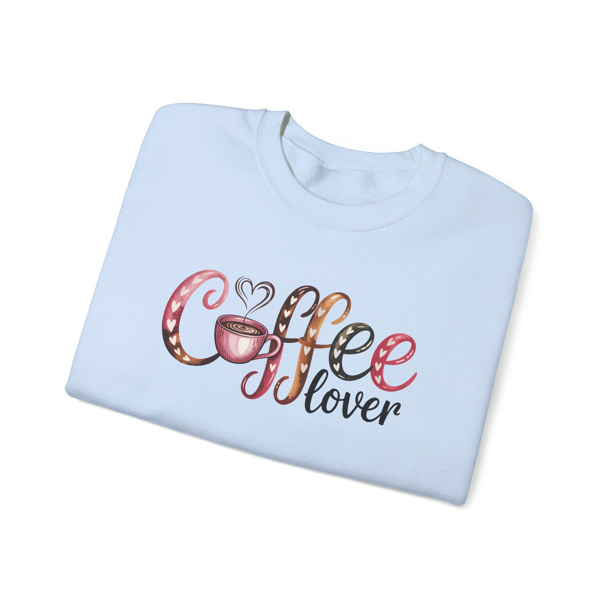 Coffee Lover – Gildan Heavy Blend | Trendy Women’s Soft Sweatshirt. Direct to Garment. Printed & Shipped in the USA. Unisex Sizes.