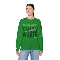 It Was Worth Every Moment | Class of 2026, Graduation – Gildan Heavy Blend | Trendy Women’s and Men's Soft Sweatshirt. Direct to Garment. Printed & Shipped in the USA. Unisex Sizes.