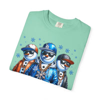 They Not Like Us Snowman - Comfort Colors | Trendy Men's and Women's T-Shirt. Direct to Garment. Printed & Shipped in the USA. Unisex Sizes.