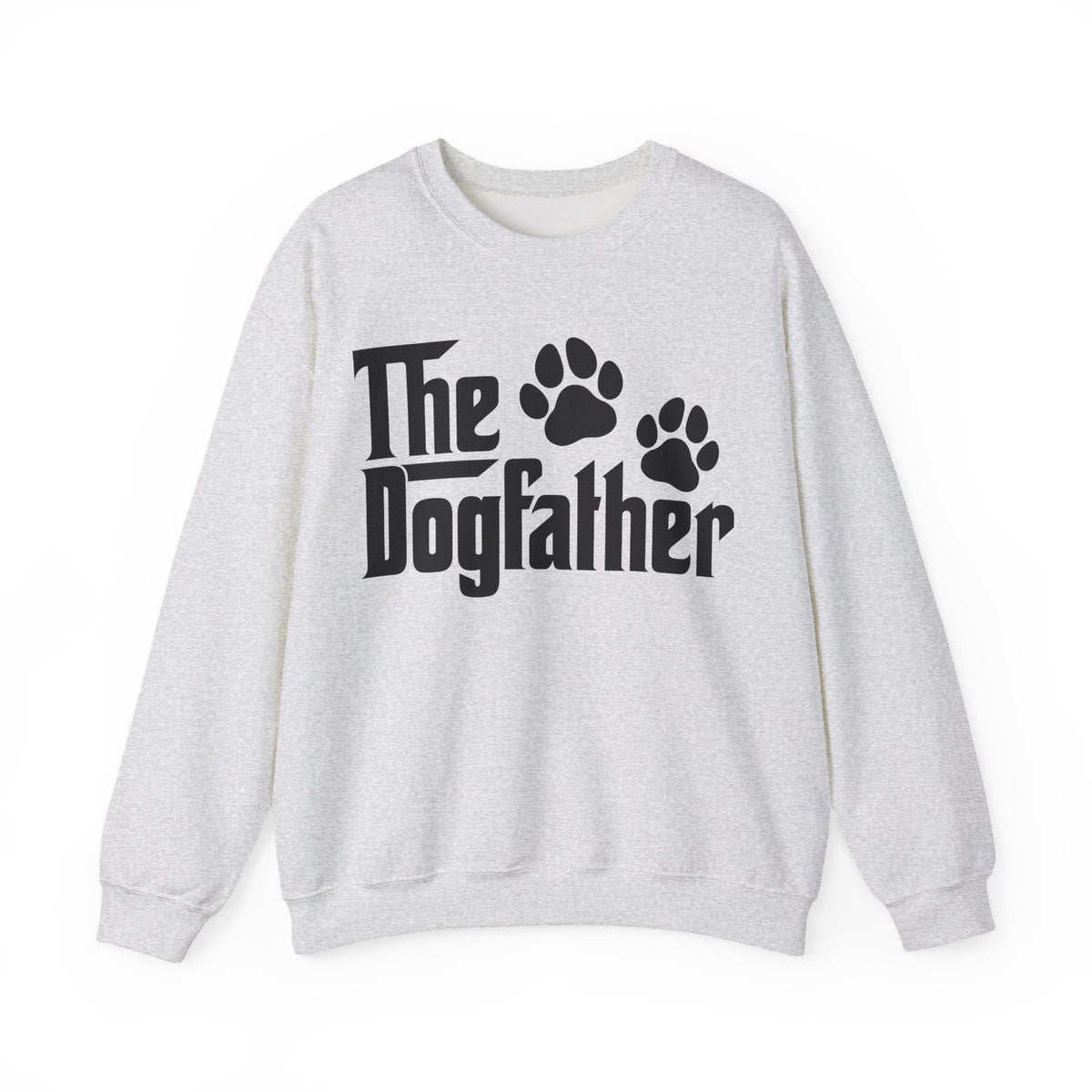 The DogFather – Gildan Heavy Blend | Trendy Men's Soft Sweatshirt. Direct to Garment. Printed & Shipped in the USA. Unisex Sizes.