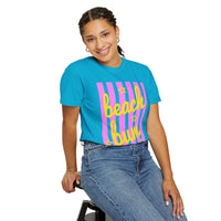 Beach Bum - Comfort Colors | Trendy Men's & Women's T-Shirt. Direct to Garment. Printed & Shipped in the USA. Unisex Sizes.