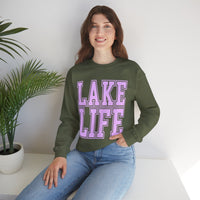 Lake Life – Gildan Heavy Blend | Trendy Men's & Women’s Soft Sweatshirt. Direct to Garment. Printed & Shipped in the USA. Unisex Sizes.
