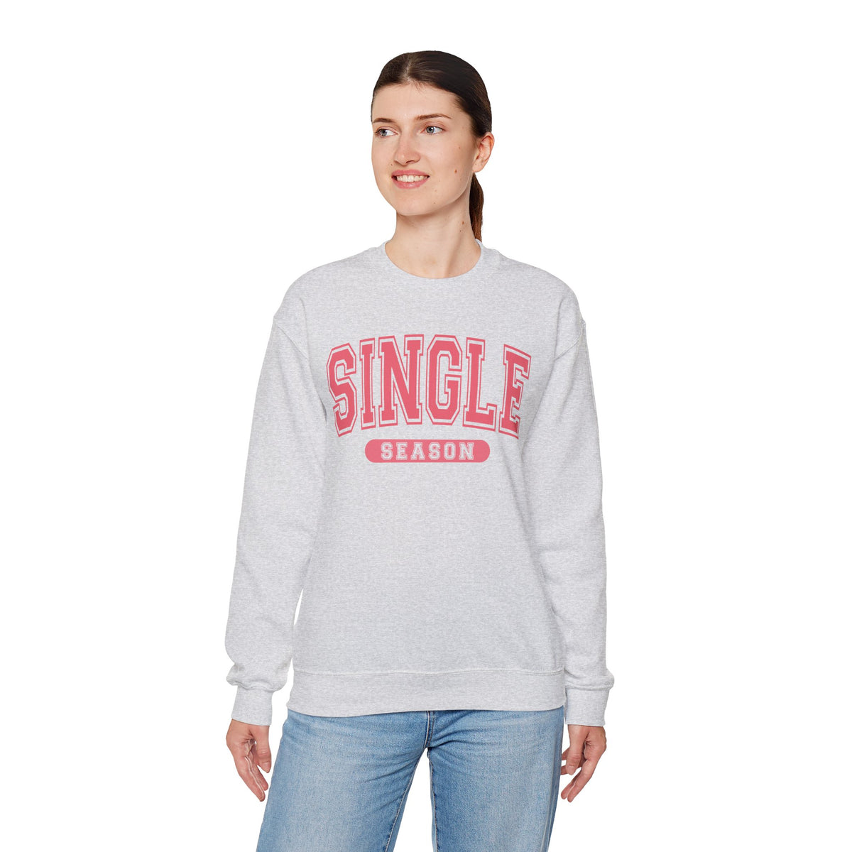 Single Season - Varsity – Gildan Heavy Blend | Trendy Women’s Soft Sweatshirt. Direct to Garment. Printed & Shipped in the USA. Unisex Sizes.