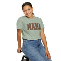 Mama, Faux Knit - Comfort Colors | Trendy Women's T-Shirt. Direct to Garment. Printed & Shipped in the USA. Unisex Sizes.