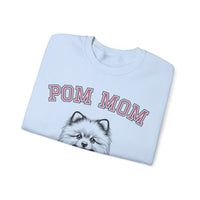 Pom Mom, Varsity – Gildan Heavy Blend | Trendy Women’s Soft Sweatshirt. Direct to Garment. Printed & Shipped in the USA. Unisex Sizes.