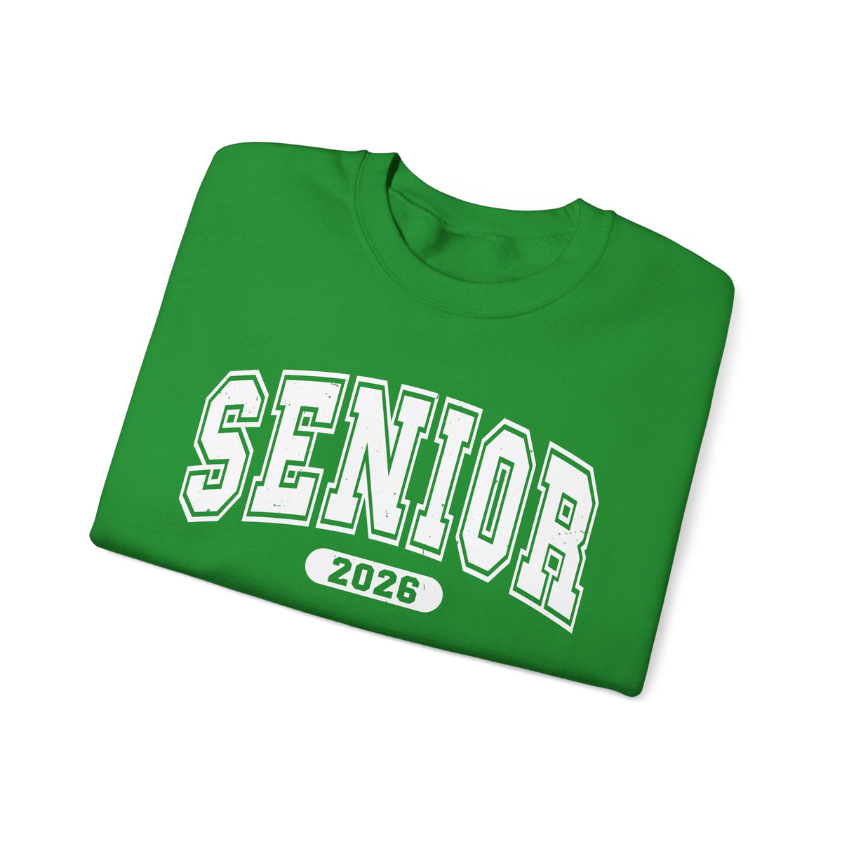 Senior 2026, Varsity – Gildan Heavy Blend | Trendy Women’s and Men's Soft Sweatshirt. Direct to Garment. Printed & Shipped in the USA. Unisex Sizes.