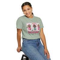 Dachshund Through the Snow - Comfort Colors | Trendy Women's T-Shirt. Direct to Garment. Printed & Shipped in the USA. Unisex Sizes.