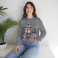 Retired Not Expired, Leopard Funny Grandma – Gildan Heavy Blend | Trendy Women’s Soft Sweatshirt. Direct to Garment. Printed & Shipped in the USA. Unisex Sizes.