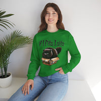 If I Fits I Sits, Cat in a Box – Gildan Heavy Blend | Trendy Women’s and Men's Soft Sweatshirt. Direct to Garment. Printed & Shipped in the USA. Unisex Sizes.