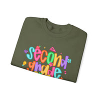Coquette Second Grade Pencil Bow – Gildan Heavy Blend | Trendy Women’s Soft Sweatshirt. Direct to Garment. Printed & Shipped in the USA. Unisex Sizes.