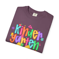 Coquette Kindergarten Pencil Bow - Comfort Colors | Trendy Women's T-Shirt. Direct to Garment. Printed & Shipped in the USA. Unisex Sizes.