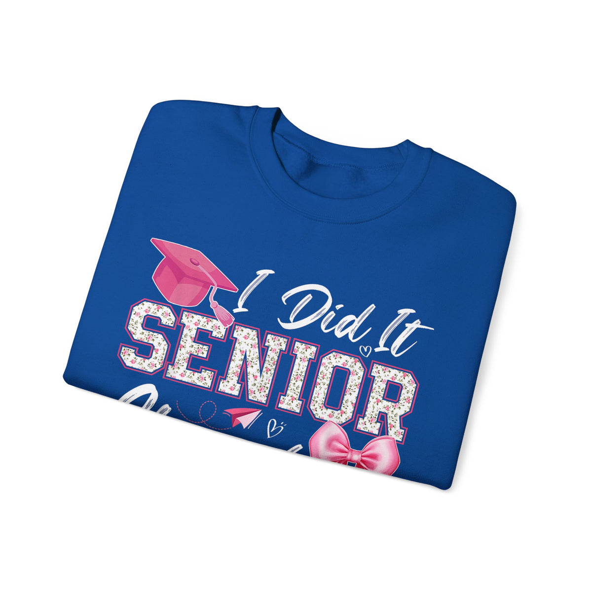 Class of 2026 I Did It Senior Coquette Bow Graduation – Gildan Heavy Blend | Trendy Women’s Soft Sweatshirt. Direct to Garment. Printed & Shipped in the USA. Unisex Sizes.