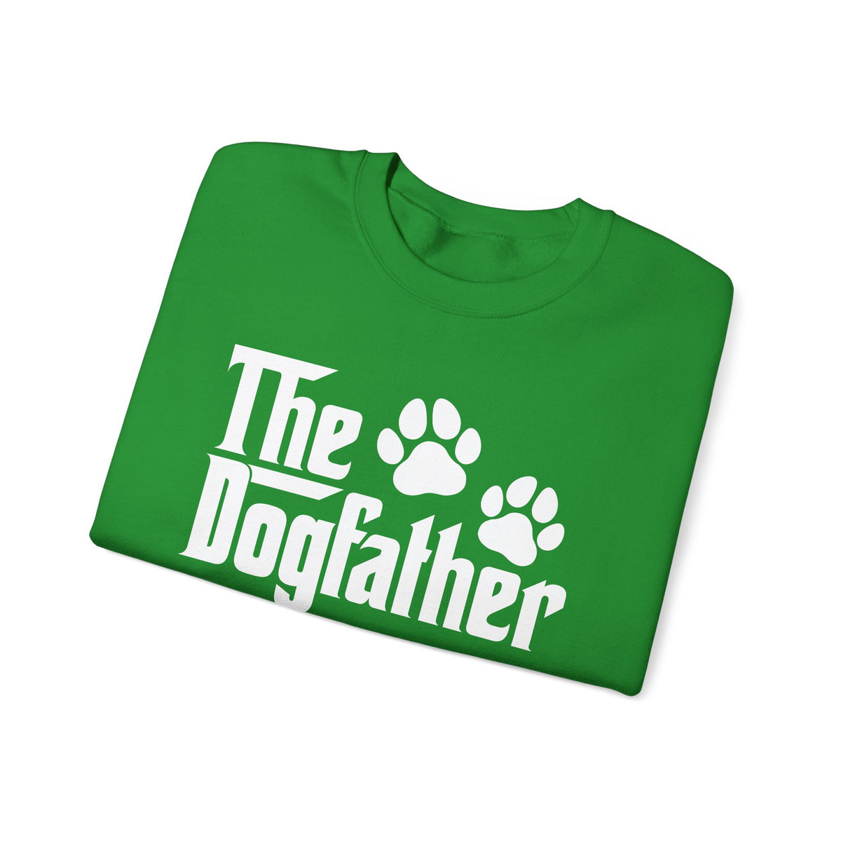 The DogFather – Gildan Heavy Blend | Trendy Men's Soft Sweatshirt. Direct to Garment. Printed & Shipped in the USA. Unisex Sizes.