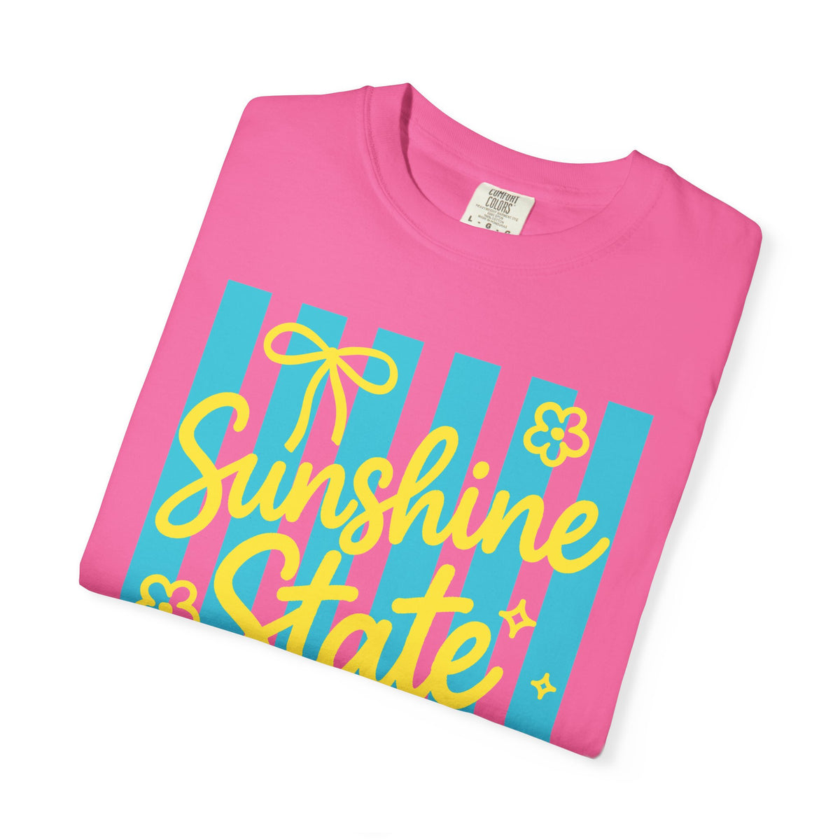 Sunshine State of Mind - Comfort Colors | Trendy Women's T-Shirt. Direct to Garment. Printed & Shipped in the USA. Unisex Sizes.