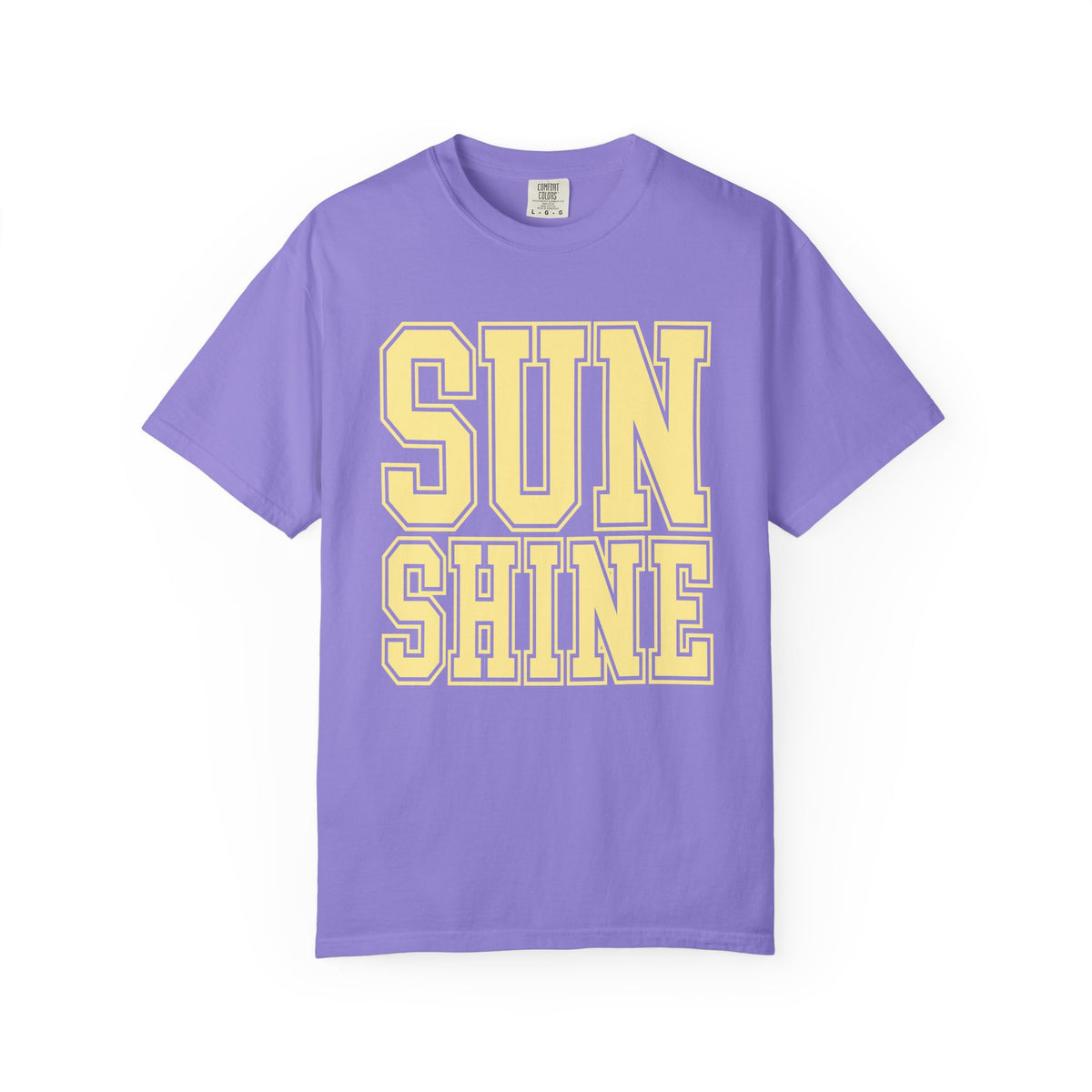 Sunshine - Comfort Colors | Trendy Women's T-Shirt. Direct to Garment. Printed & Shipped in the USA. Unisex Sizes.