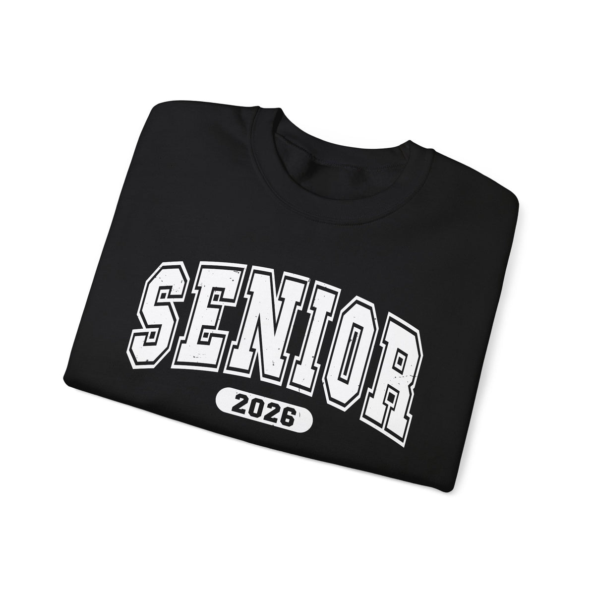 Senior 2026, Varsity – Gildan Heavy Blend | Trendy Women’s and Men's Soft Sweatshirt. Direct to Garment. Printed & Shipped in the USA. Unisex Sizes.