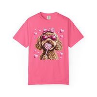 Goldendoodle Love - Comfort Colors | Trendy Women's T-Shirt. Direct to Garment. Printed & Shipped in the USA. Unisex Sizes.