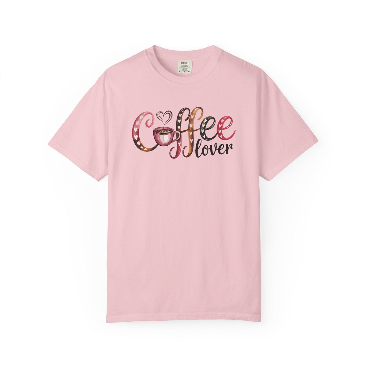 Coffee Lover - Comfort Colors | Trendy Women's T-Shirt. Direct to Garment. Printed & Shipped in the USA. Unisex Sizes.