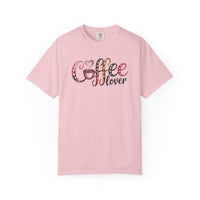 Coffee Lover - Comfort Colors | Trendy Women's T-Shirt. Direct to Garment. Printed & Shipped in the USA. Unisex Sizes.