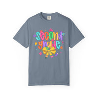 Coquette Second Grade Pencil Bow - Comfort Colors | Trendy Women's T-Shirt. Direct to Garment. Printed & Shipped in the USA. Unisex Sizes.