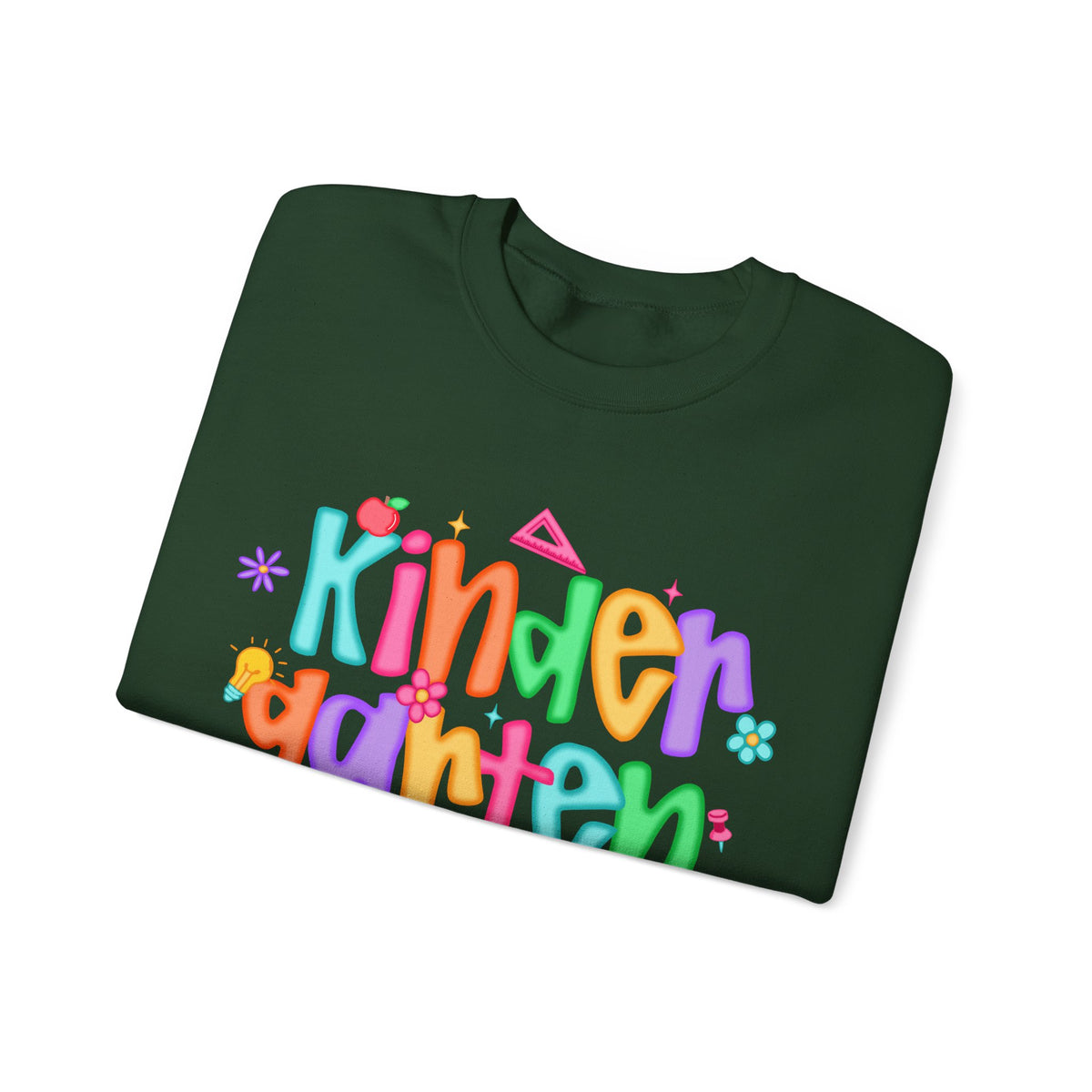 Coquette Kindergarten Pencil Bow – Gildan Heavy Blend | Trendy Women’s Soft Sweatshirt. Direct to Garment. Printed & Shipped in the USA. Unisex Sizes.