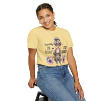 Retired Not Expired, Leopard Funny Grandma - Comfort Colors | Trendy Women's T-Shirt. Direct to Garment. Printed & Shipped in the USA. Unisex Sizes.