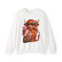 Highland Diva – Gildan Heavy Blend | Trendy Women’s Soft Sweatshirt. Direct to Garment. Printed & Shipped in the USA. Unisex Sizes.