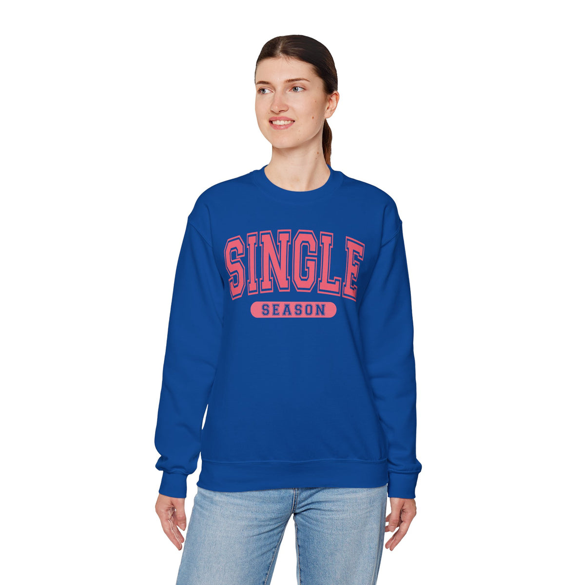 Single Season - Varsity – Gildan Heavy Blend | Trendy Women’s Soft Sweatshirt. Direct to Garment. Printed & Shipped in the USA. Unisex Sizes.