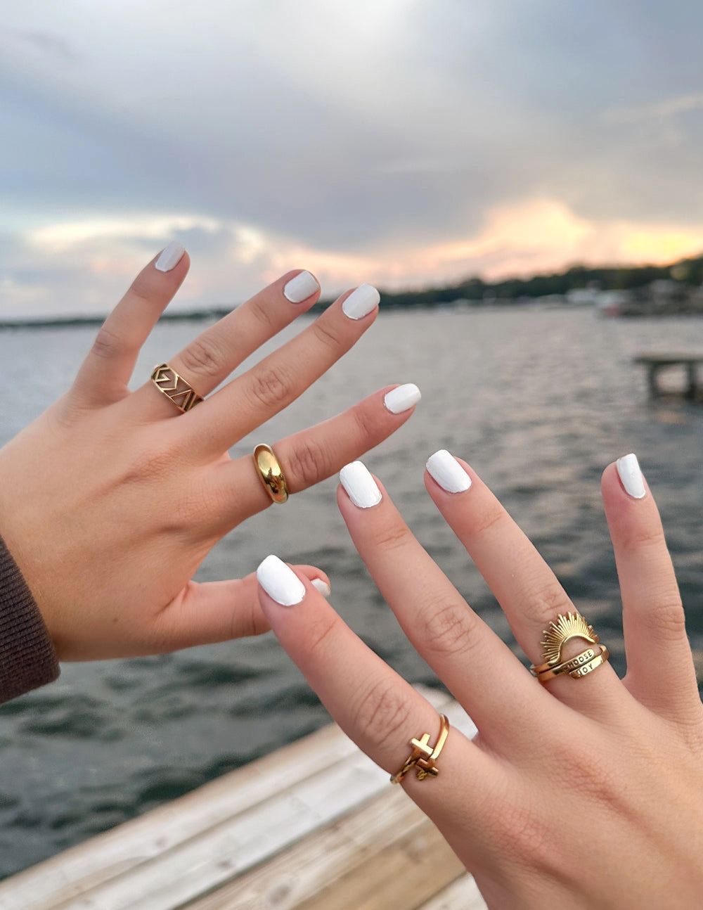 Cross Gold-Wrapped Ring