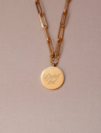 Necklace: Spirit Led - 18Kk Yellow Gold Plated