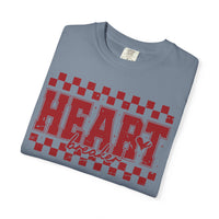 Heart Breaker, Red Checkered Distressed - Comfort Colors | Trendy Women's T-Shirt. Direct to Garment. Printed & Shipped in the USA. Unisex Sizes.