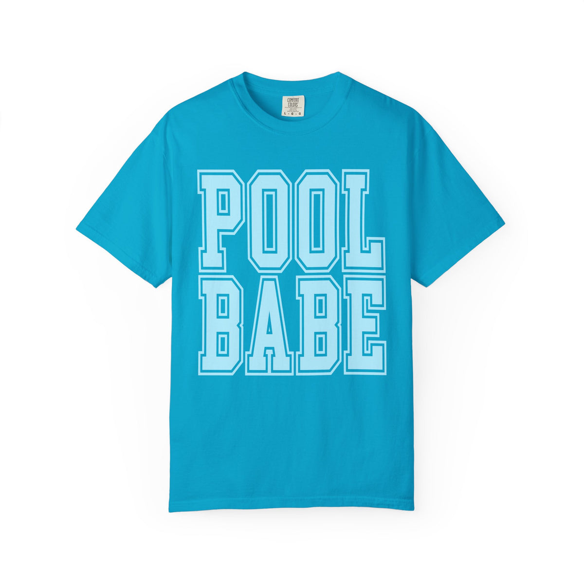 Pool Babe - Comfort Colors | Trendy Women's & Men's T-Shirt. Direct to Garment. Printed & Shipped in the USA. Unisex Sizes.