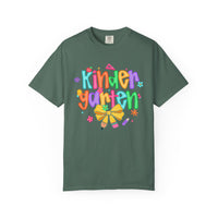 Coquette Kindergarten Pencil Bow - Comfort Colors | Trendy Women's T-Shirt. Direct to Garment. Printed & Shipped in the USA. Unisex Sizes.