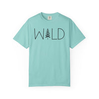 Wild Graphic, Nature, Pine Tree, Adventure - Comfort Colors | Trendy Men's and Women's T-Shirt. Direct to Garment. Printed & Shipped in the USA. Unisex Sizes.