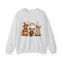 Highland Cows Halloween Costumes– Gildan Heavy Blend | Trendy Women’s Soft Sweatshirt. Direct to Garment. Printed & Shipped in the USA. Unisex Sizes.