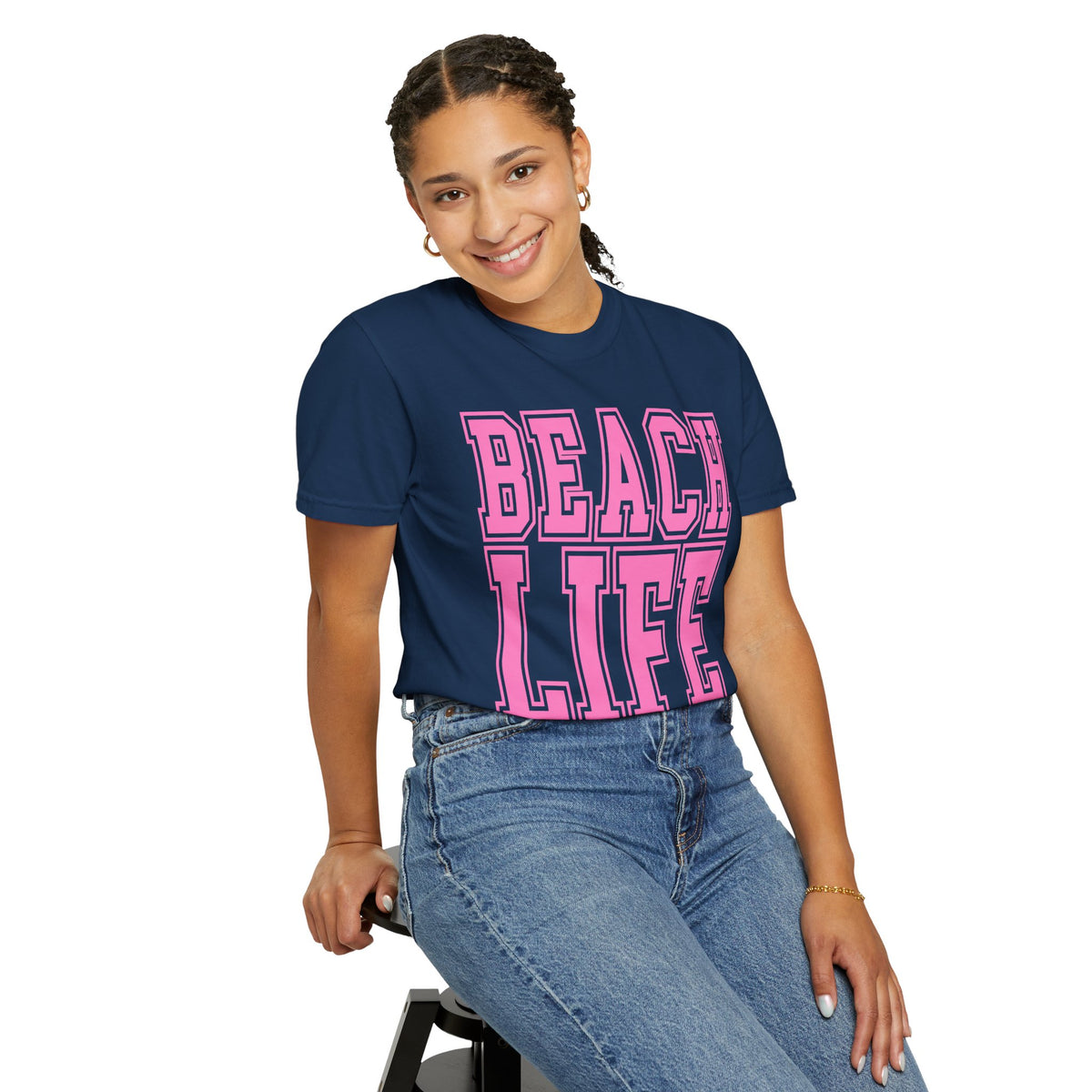 Beach Life - Comfort Colors | Trendy Men's & Women's T-Shirt. Direct to Garment. Printed & Shipped in the USA. Unisex Sizes.