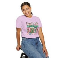 Receptionist Life - Comfort Colors | Trendy Women's T-Shirt. Direct to Garment. Printed & Shipped in the USA. Unisex Sizes.